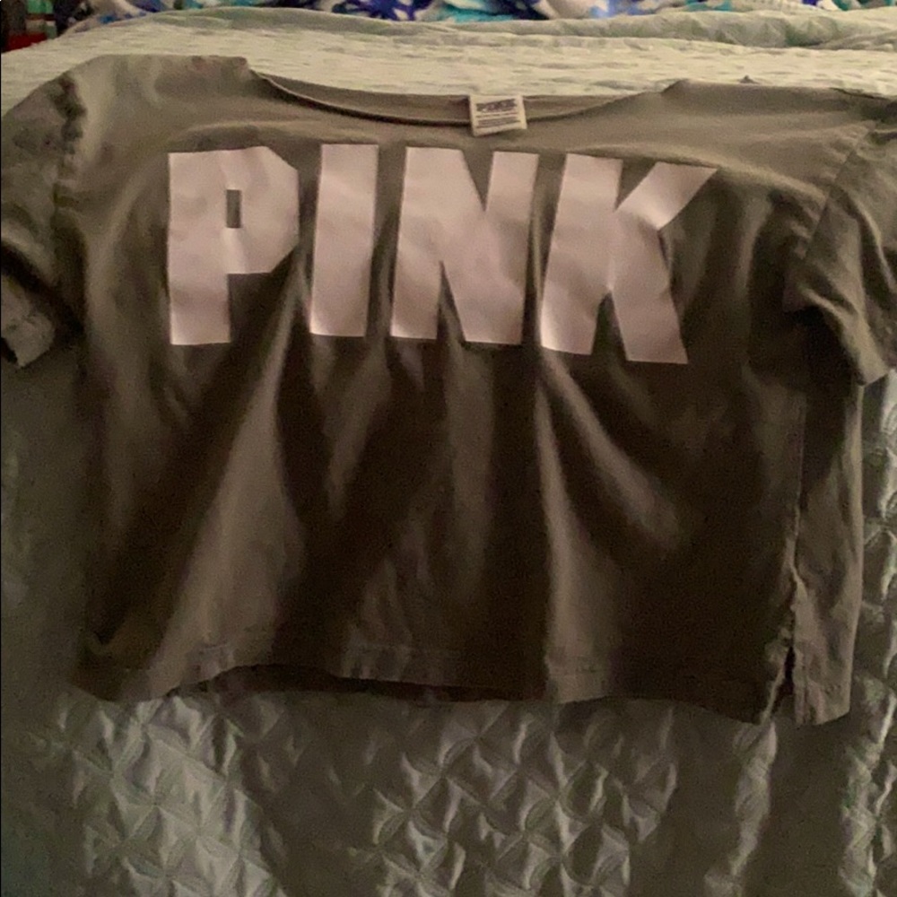 Victoria Secret Pink low shoulder top